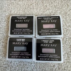 Mary Kay ChromaFusion Eye Shadow Makeup Bundle of 4